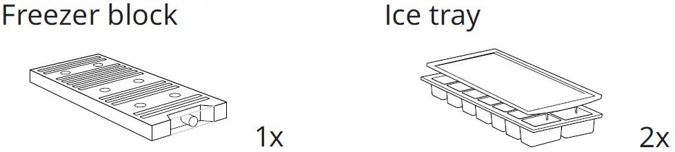 IKEA FRYSA 700 Integrated Freezer Accessories