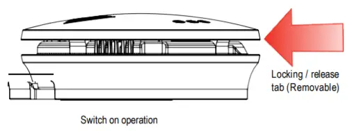 Honeywell Home X-Series XS100T Battery Powered Fire -figure g7