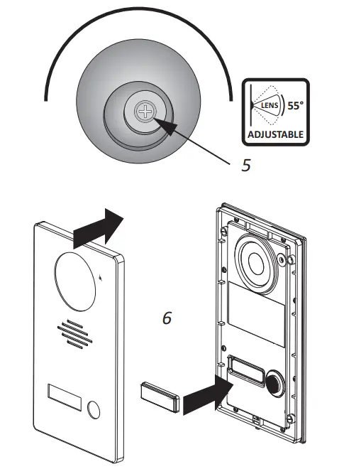 ELRO DV477W Video Door Intercom 7 inch Color Screen - Installing 3