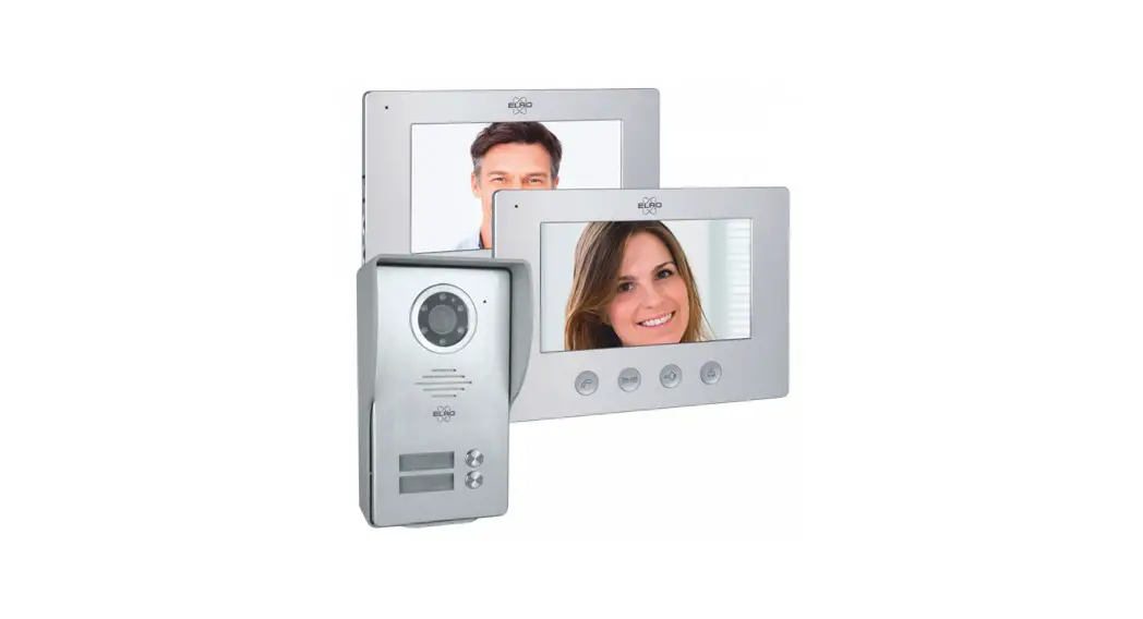 Elro Dv477w2 Video Door Intercom With Two Monitor User Manual