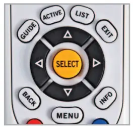 Navigation and Destination Buttons