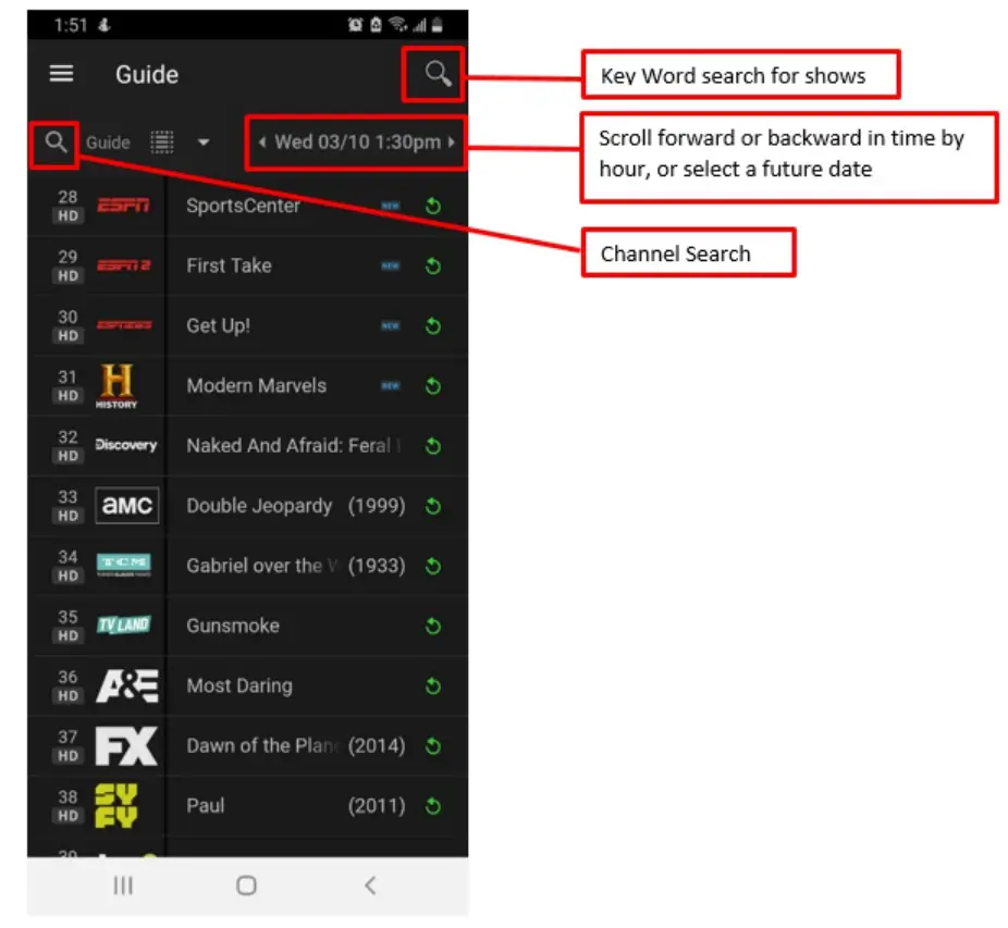 CinBell Fioptics Mobile Aapp - Guide
