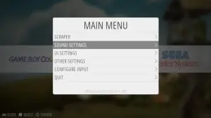 SKG Retrobox User - The Main Menu