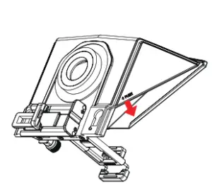 ikan HS-PT700-UGK HomeStream Teleprompter Upgrade Kit wirth 7-Inch Monitor - Smartphone as Camera 4