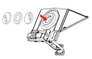 ikan HS-PT700-UGK HomeStream Teleprompter Upgrade Kit wirth 7-Inch Monitor - Smartphone as Camera 5