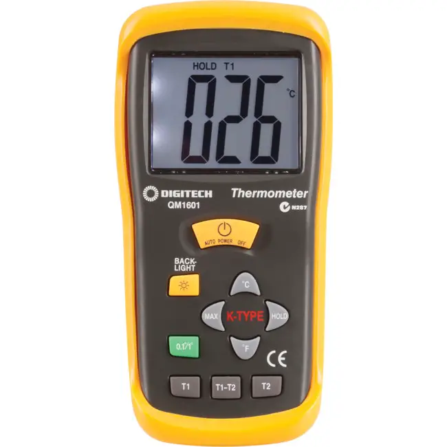 protech QM1601 Compact-Sized Digital Thermocouple Thermometer