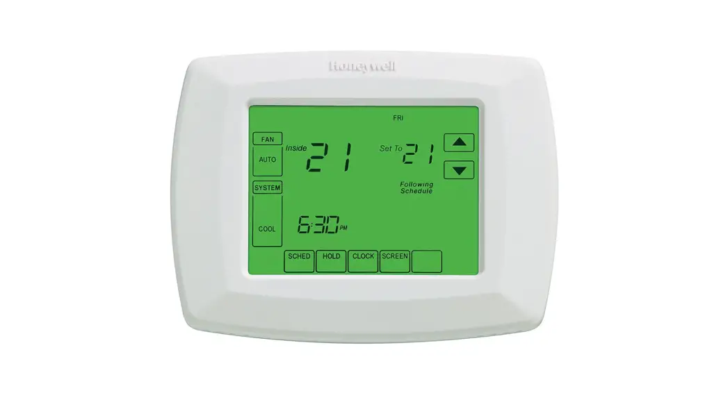 Honeywell Peaksaver Thermostat User Manual