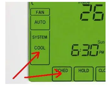 Honeywell Peaksaver Thermostat- System