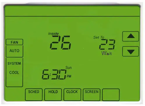 Honeywell Peaksaver Thermostat- temperature