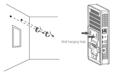 RESIROUTERWF6 Wifi 6 Router- install screws