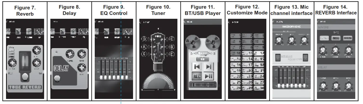 MRS GX 5 Digital Modeling Amplifier for Guitar Vocal - fig 1