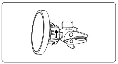 Shenzhen Nito Power Source Technology JRZS240 Magnetic Wireless Car Charger Holder - step 1