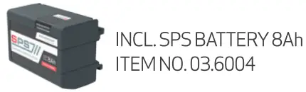 SCANGRIP 03.6009 Scanning Work Lamp Area 10 SPS - battery