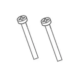 CONNECTED MAX Smart Flood Light Camera - Bracket Screws