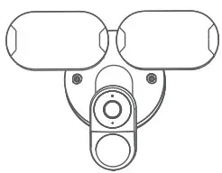 CONNECTED MAX Smart Flood Light Camera - Camera