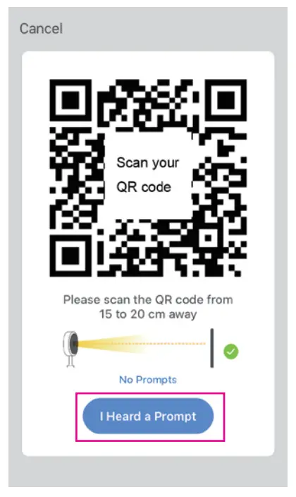 CONNECTED MAX Smart Flood Light Camera - QR code on