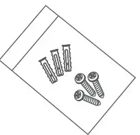 CONNECTED MAX Smart Flood Light Camera - Screws