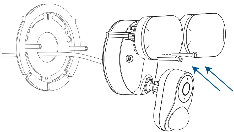 CONNECTED MAX Smart Flood Light Camera - mount bracket