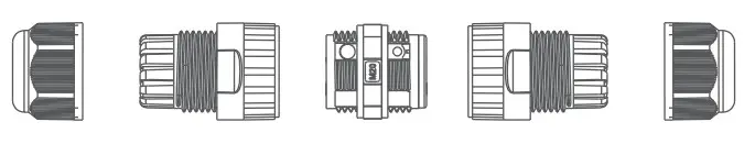 CONNECTED MAX Smart Flood Light Camera - power cord