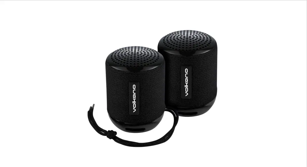 Volkano Vk-3133-bk 2x True Wireless Bluetooth Speaker Instruction Manual Volkano Vk-3133-bk 2x True Wireless Bluetooth Speaker Instruction Manual