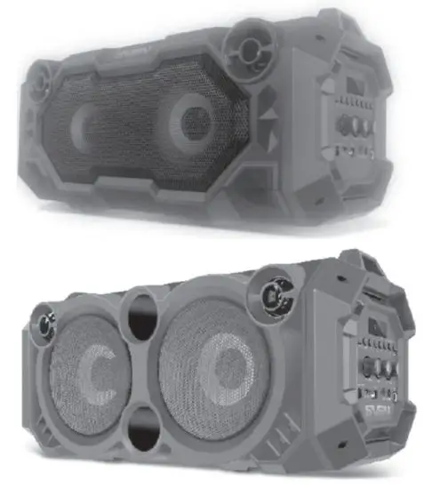 SVEN PS 500 Portable Speaker System with Bluetooth and FM radio