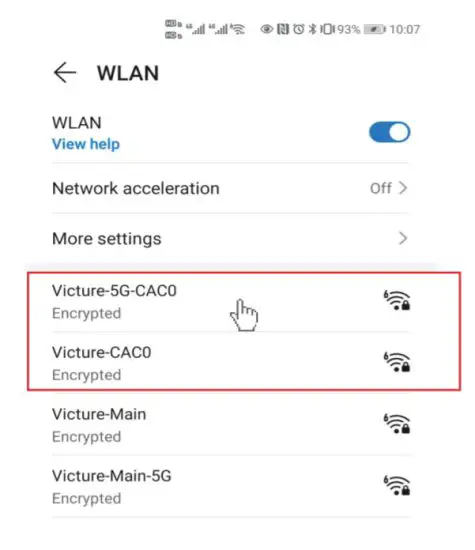 Victure AX18 AX1800 Dual Band Wi-Fi 6 Smart Router - Configure the Router