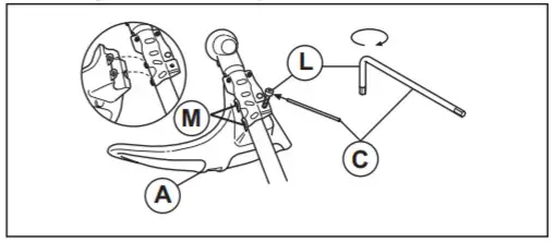 Husqvarna 325iLK TAB850 String Trimmer - attach the trimmer guard