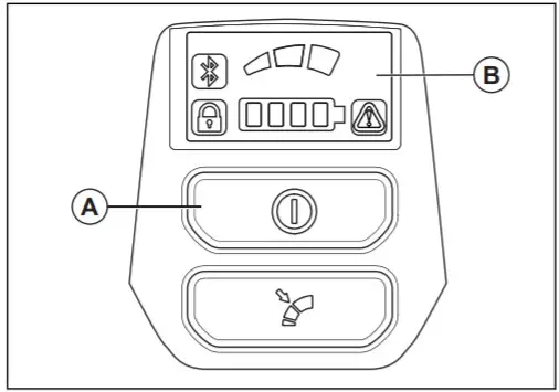 Husqvarna 325iLK TAB850 String Trimmer - check of the keypad
