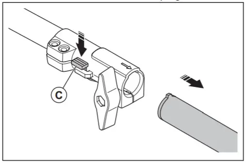 Husqvarna 325iLK TAB850 String Trimmer - disassemble 2