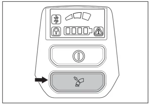 Husqvarna 325iLK TAB850 String Trimmer - mode button