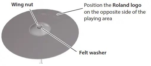 Roland V-Cymbal Digital Ride - performer