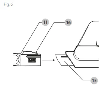 BLACK DECKER BHFEA18 Stick Vacuum Cleaner - Charge Contrg