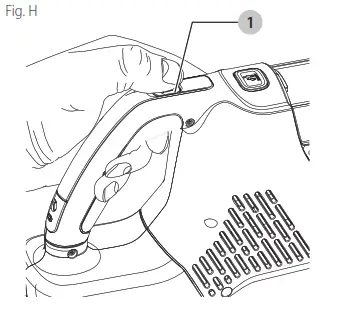 BLACK DECKER BHFEA18 Stick Vacuum Cleaner - Fig. H