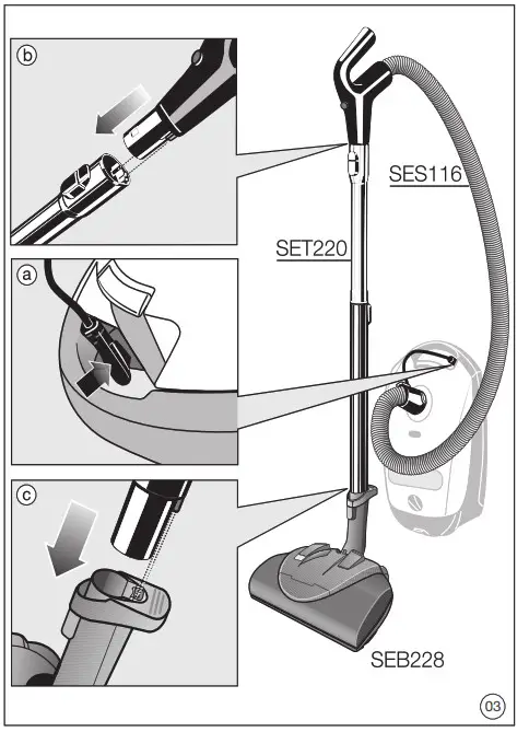 Miele SEB 228 Electro Plus Floorbrush- 3