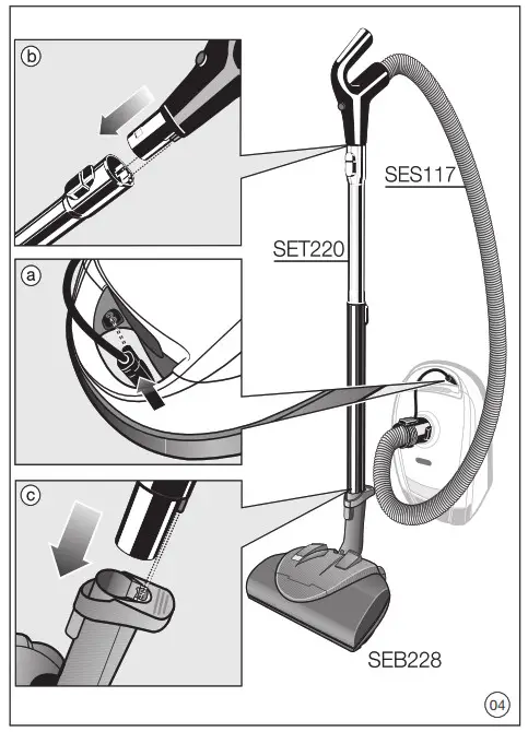 Miele SEB 228 Electro Plus Floorbrush- 4