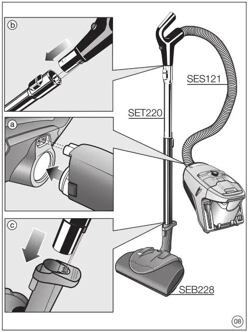 Miele SEB 228 Electro Plus Floorbrush- 8