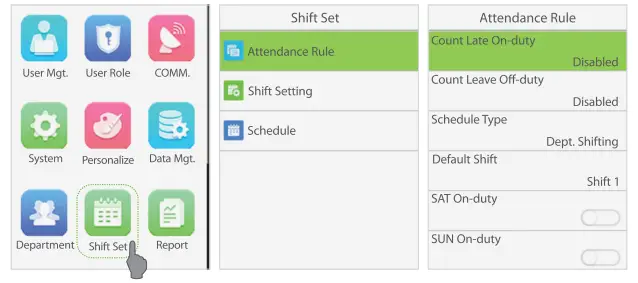 Attendance Rule Setting