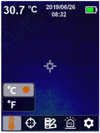 Temperature Unit Selection