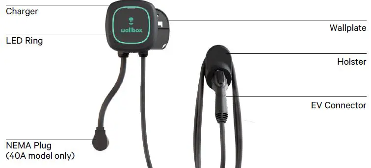 wallbox Pulsar Plus Level 2 Electric Vehicle Smart Charger 1