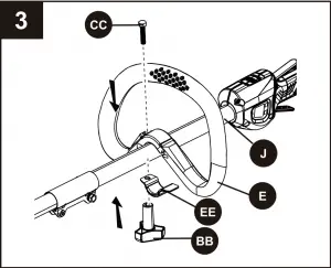 ASSEMBLY INSTRUCTIONS - Front handle 3