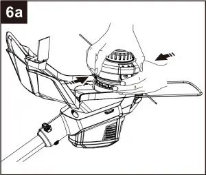 ASSEMBLY INSTRUCTIONS - replace the bump knob 6a