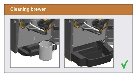 FIG 2 Cleaning Brewer