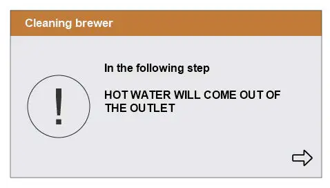 FIG 3 Cleaning Brewer