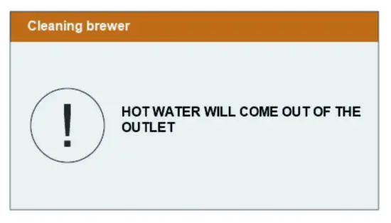 FIG 6 Cleaning Brewer