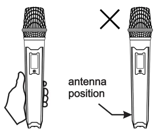 HANDHELD MICROPHONE USING TECHNIQUE