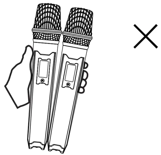 HANDHELD MICROPHONE USING TECHNIQUE