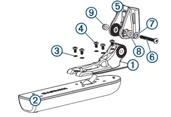 Garmin-Transom-Trolling-Motor-Mount-Dual-Beam-Transducer-Standard-Packaging-fig-2