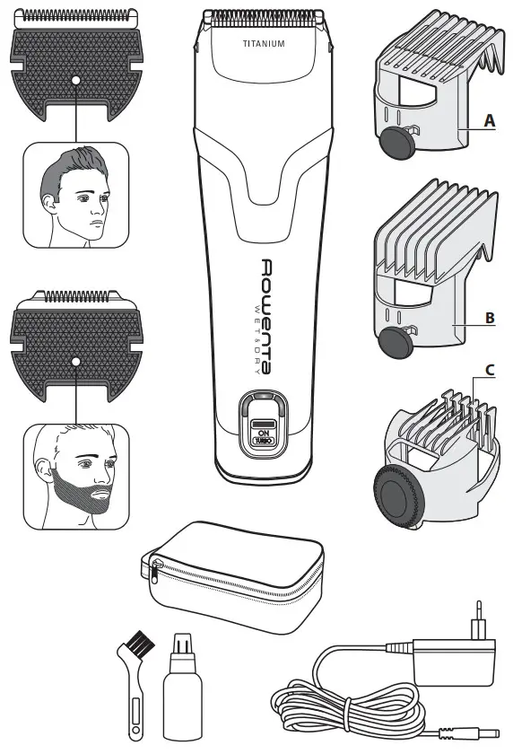 Rowenta TN5140F0 Wet and Dry Precision - Fig 1