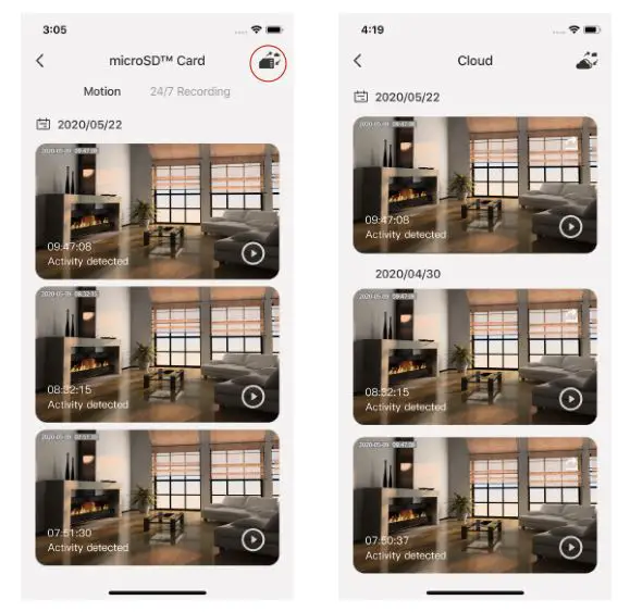 CHUANGO PT-300Q Indoor WiFi Pan Tilt Camera - Cloud Recording