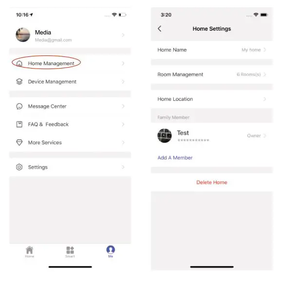 CHUANGO PT-300Q Indoor WiFi Pan Tilt Camera - Home Management
